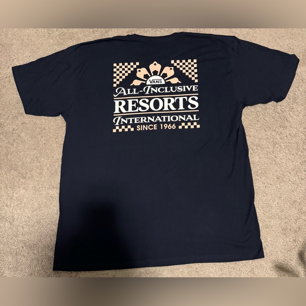 Vans Navy Blue Graphic Tee